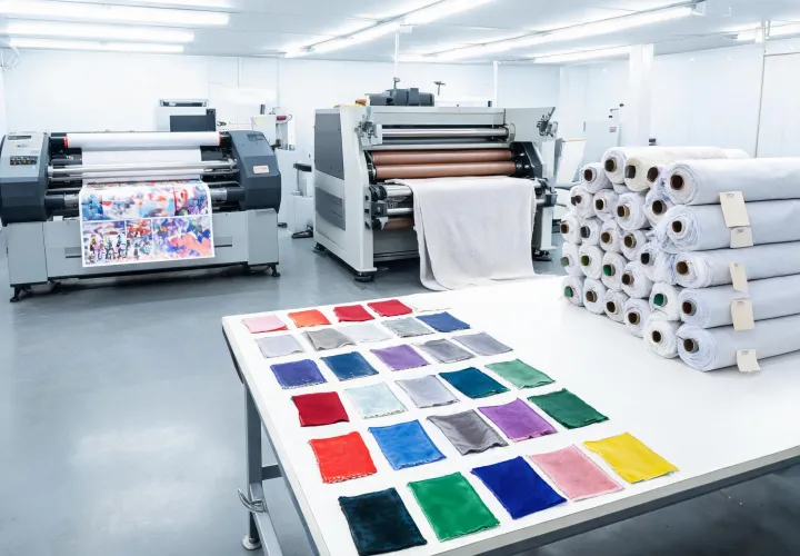 Textile sublimation transfer workflow